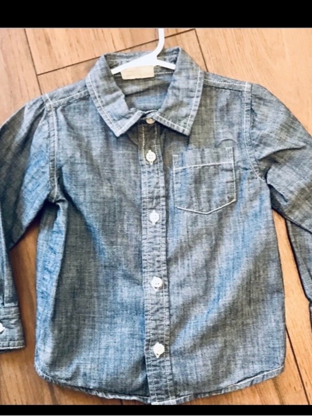 Crazy 8 Chambray Button-Down Shirt - Light Blue Size 2t Boy’s